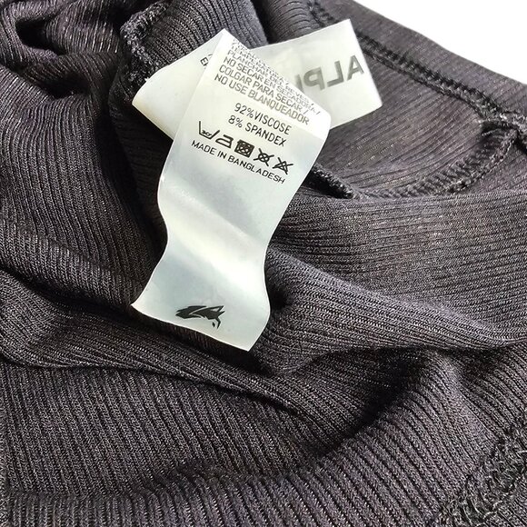 Alphalete Womens Ribbed Stretch Scoop Neck Tank Top, Basic, Size M - Picture 7 of 9